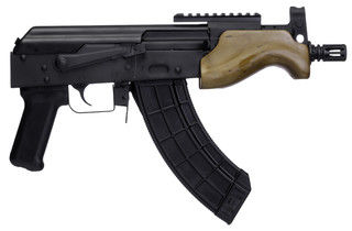 Century Arms Micro Draco 7.62x39mm Semi-Auto AK Pistol has premium hardwood handguards